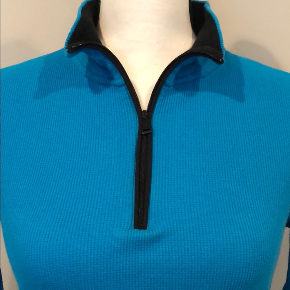 Lauren active 3/4 zip top - Picture 2 of 6
